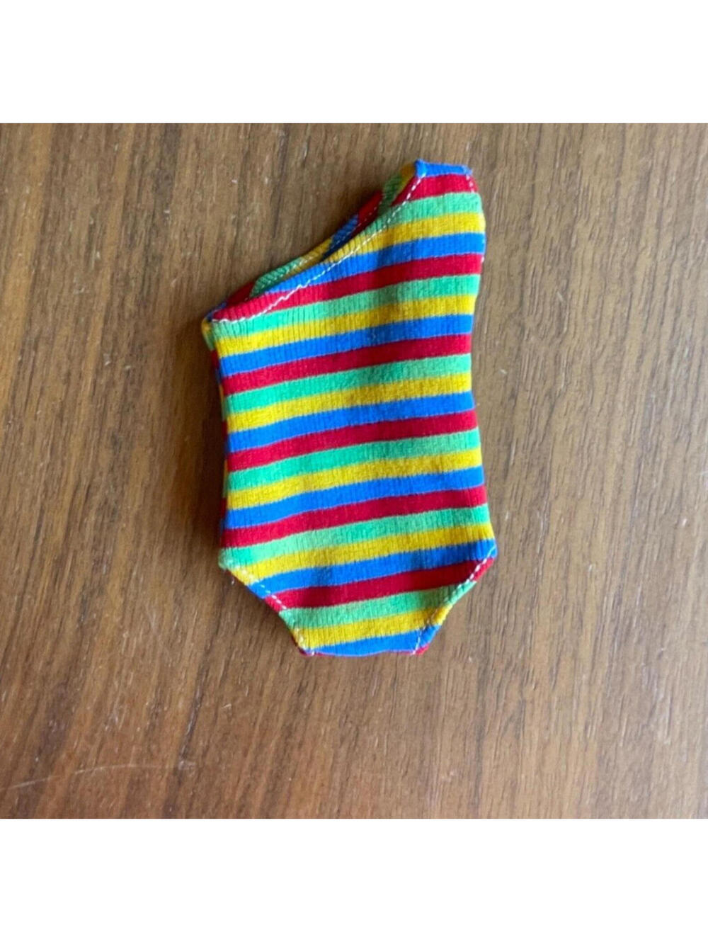 Barbie Colorful Striped Bathing Suit Vintage No Tag